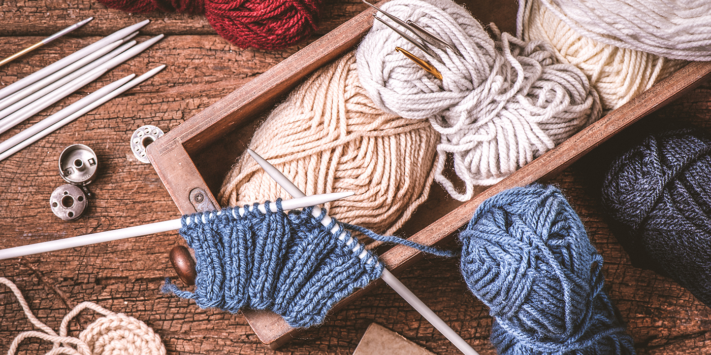 knitting and crochet