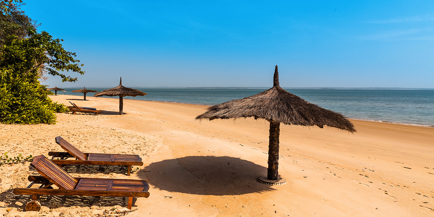 West Africa Guinea Bissau Bijagos island - sunset on a paradise